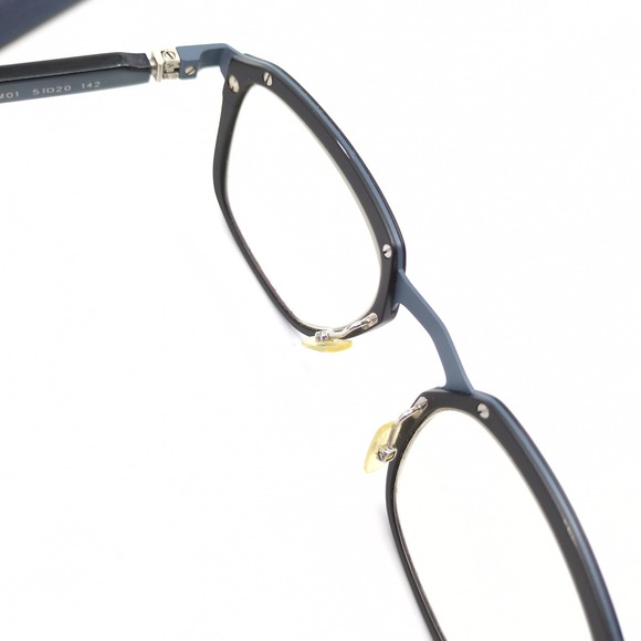 Face a Face Paris Scott 3 TM01 Eyeglasses Mens 51-20-142 Black Blue Titanium - Picture 8 of 13